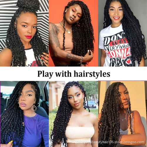 High Quality Passion Twist Crochet Braid Pre Looped Passion Twist Crochet Hair